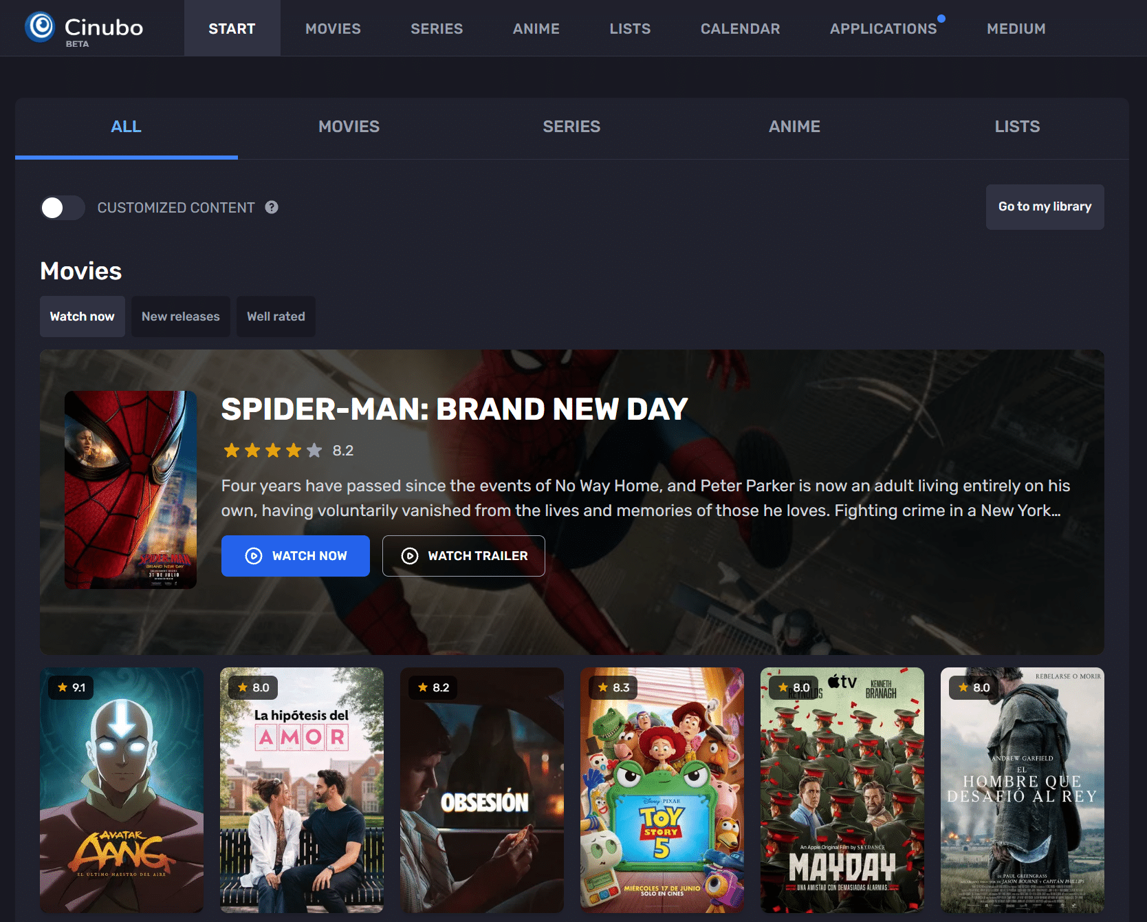 cinubo website