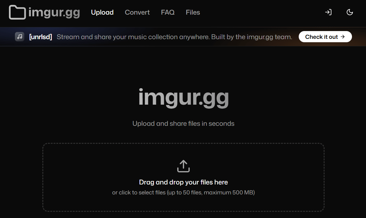 imgur.gg website screenshot