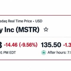 Strategy Sinks Nearly 10% on MSCI News But Saylor Is Still $5B Up