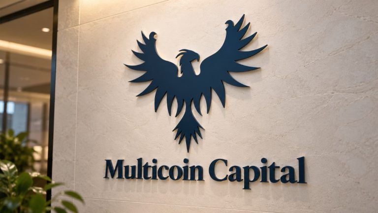 Multicoin capital logo on wall