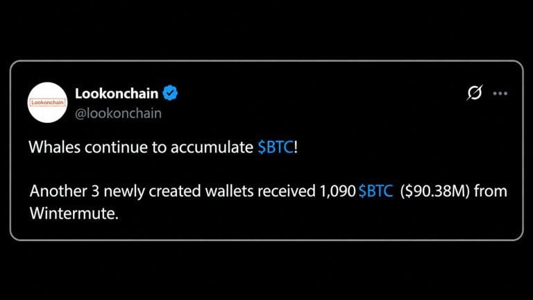 Whales accumalate $90M worth of Bitcoin