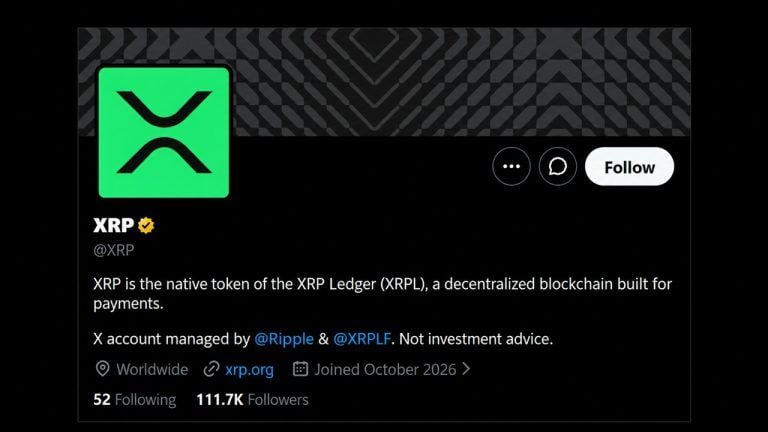 XRP official Twitter account
